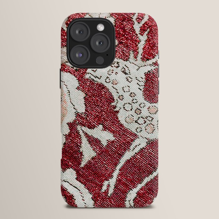 Spotted Fawn From Antique Persian Animal Rug Print iPhone Case Gallery Image 16