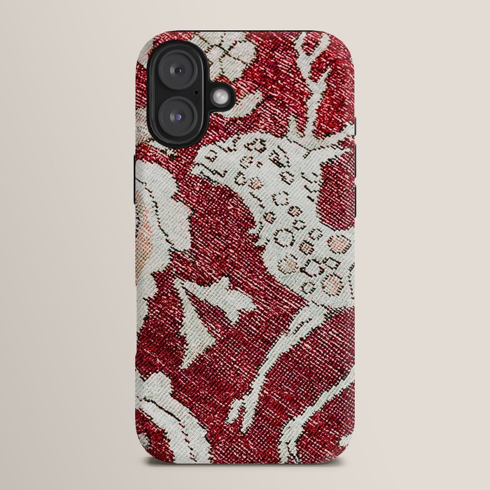 Spotted Fawn From Antique Persian Animal Rug Print iPhone Case Gallery Image 14