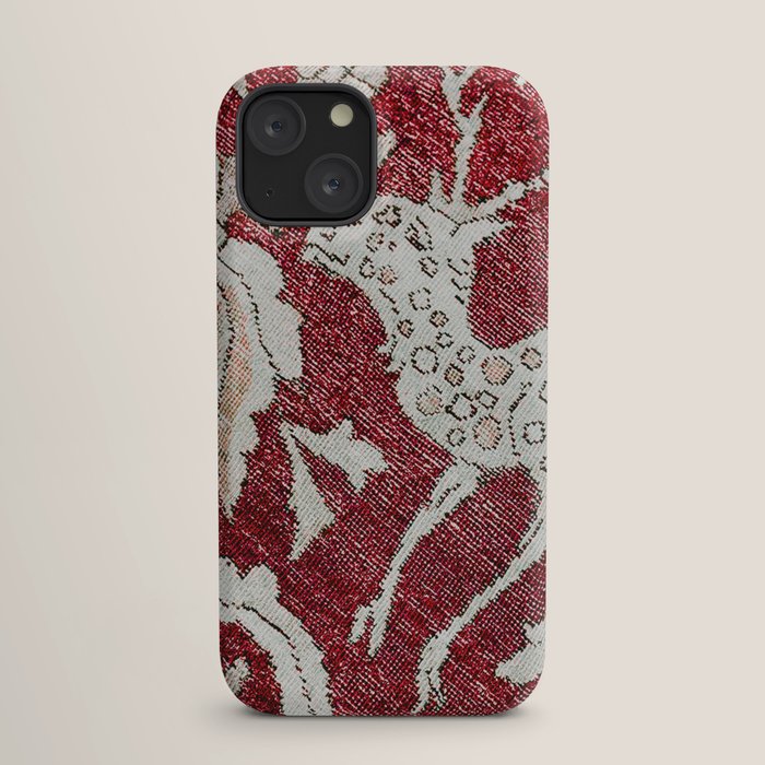 Spotted Fawn From Antique Persian Animal Rug Print iPhone Case Gallery Image 17