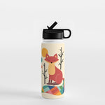 Rainbow Fox Water Bottle Gallery Image 1