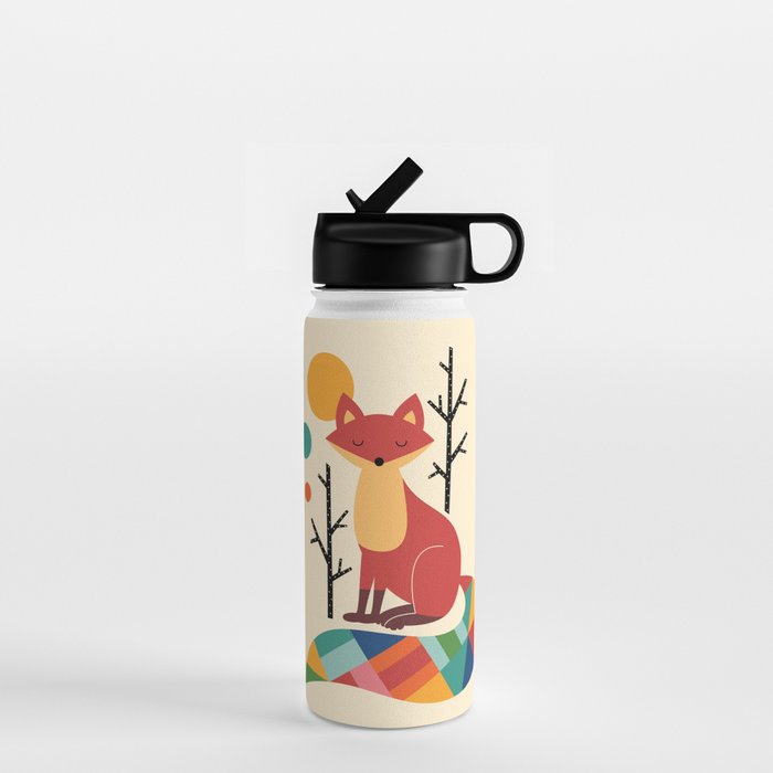 Rainbow Fox Water Bottle Gallery Image 1