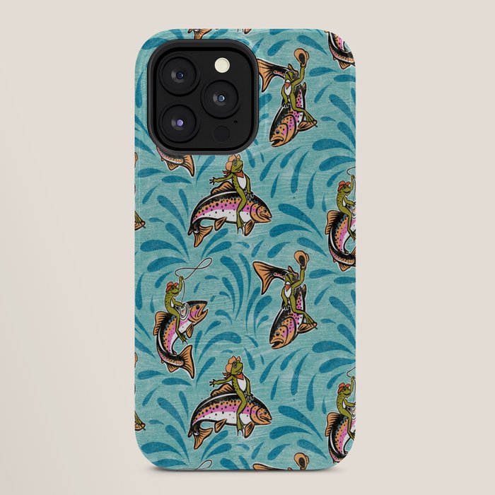Rodeo Frogs - Aqua iPhone Case Gallery Image 28