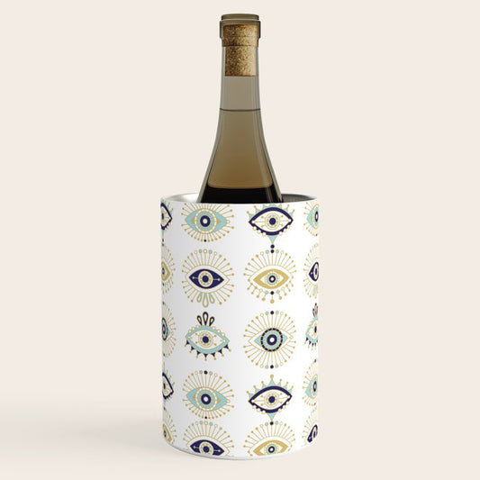 Evil Eye Collection on White Wine Chiller Gallery Image 1
