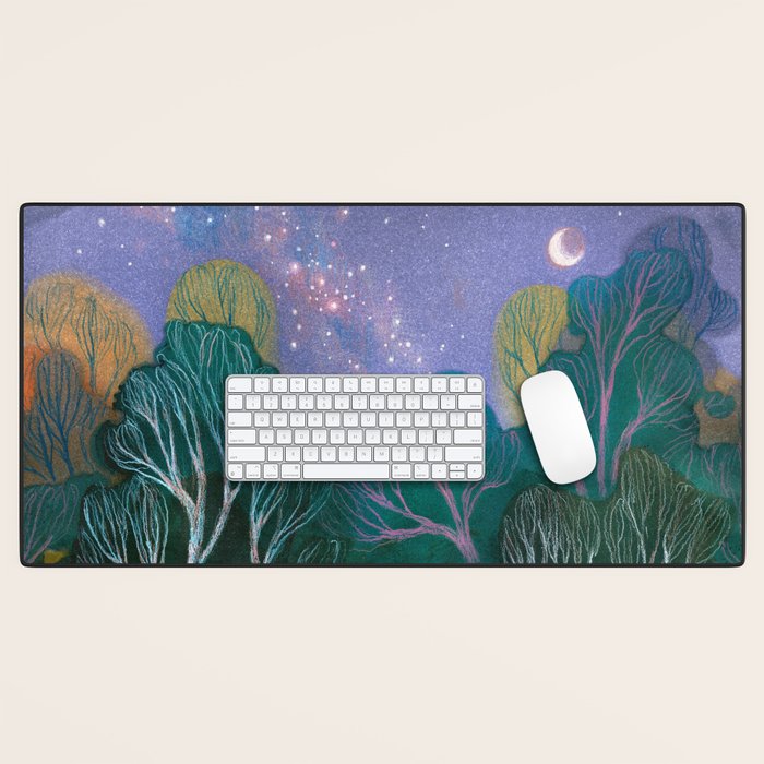 Starlit Woods Desk Mat Gallery Image 1