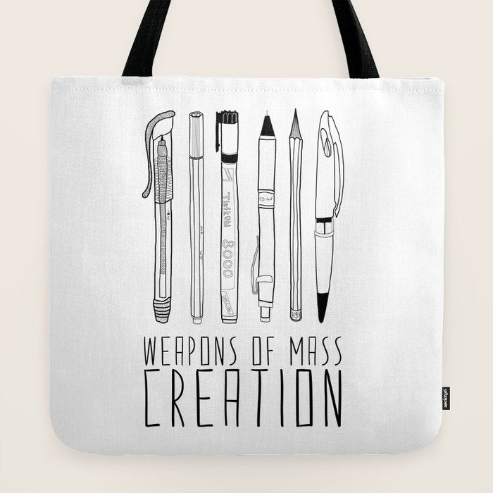 weapons of mass creation Tote Bag Gallery Image 2
