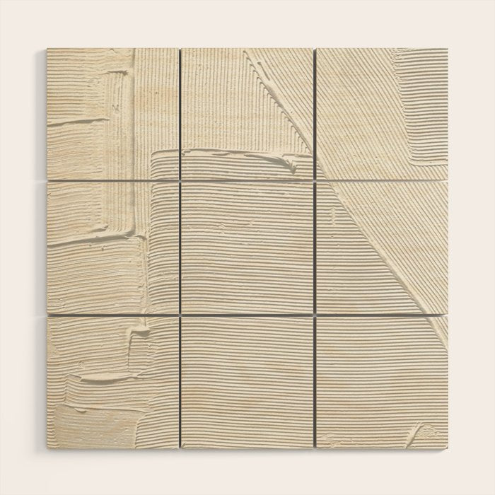 Relief [2]: an abstract, textured piece in white by Alyssa Hamilton Art Wood Wall Art Gallery Image 3