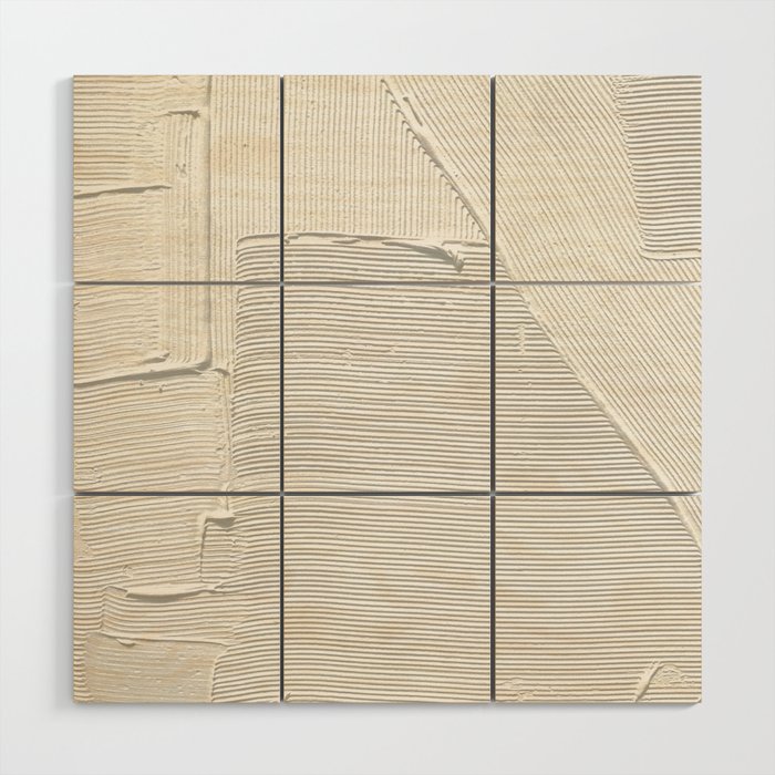 Relief [2]: an abstract, textured piece in white by Alyssa Hamilton Art Wood Wall Art Gallery Image 2