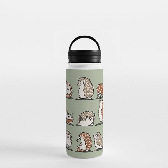 Hedgehog Yoga Water Bottle Gallery Image 3