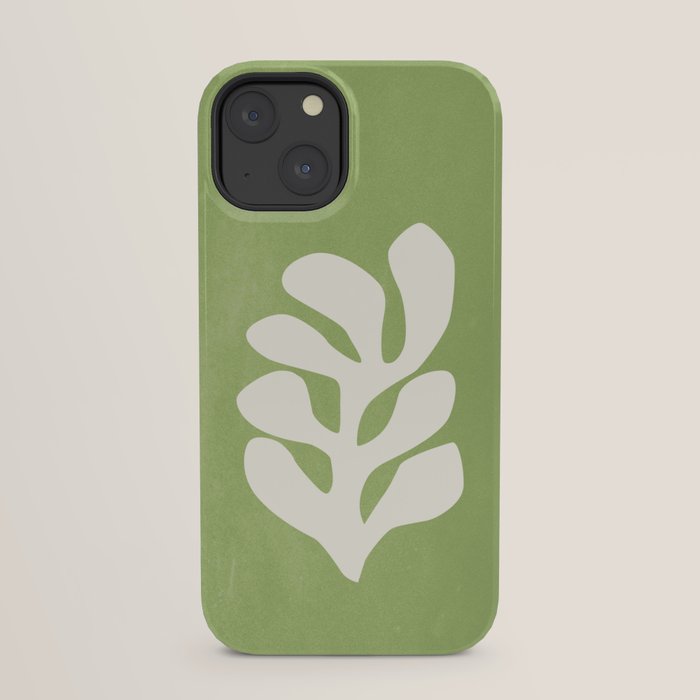 Forest Green Leaf: Matisse Paper Cutouts V iPhone Case Gallery Image 21