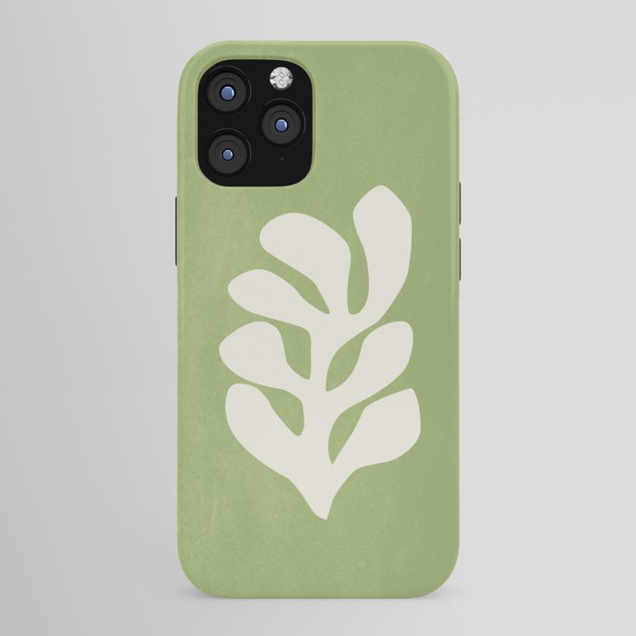 Forest Green Leaf: Matisse Paper Cutouts V iPhone Case Gallery Image 43