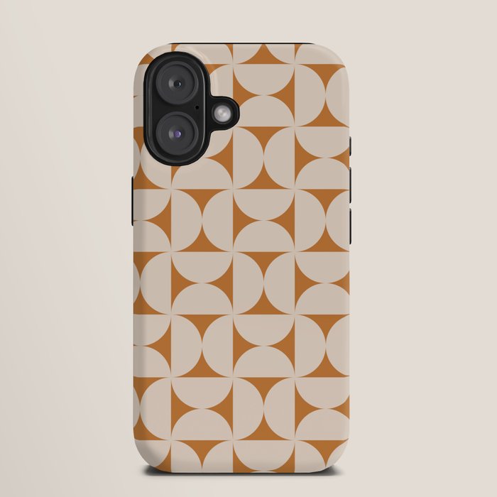 Bauhaus Mid Century Modern Geometric Pattern IX iPhone Case Gallery Image 9