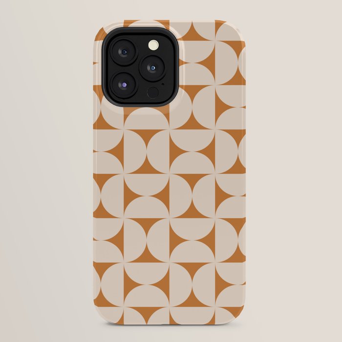 Bauhaus Mid Century Modern Geometric Pattern IX iPhone Case Gallery Image 24