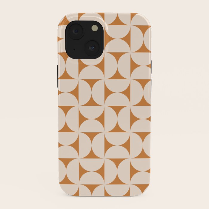 Bauhaus Mid Century Modern Geometric Pattern IX iPhone Case Gallery Image 38
