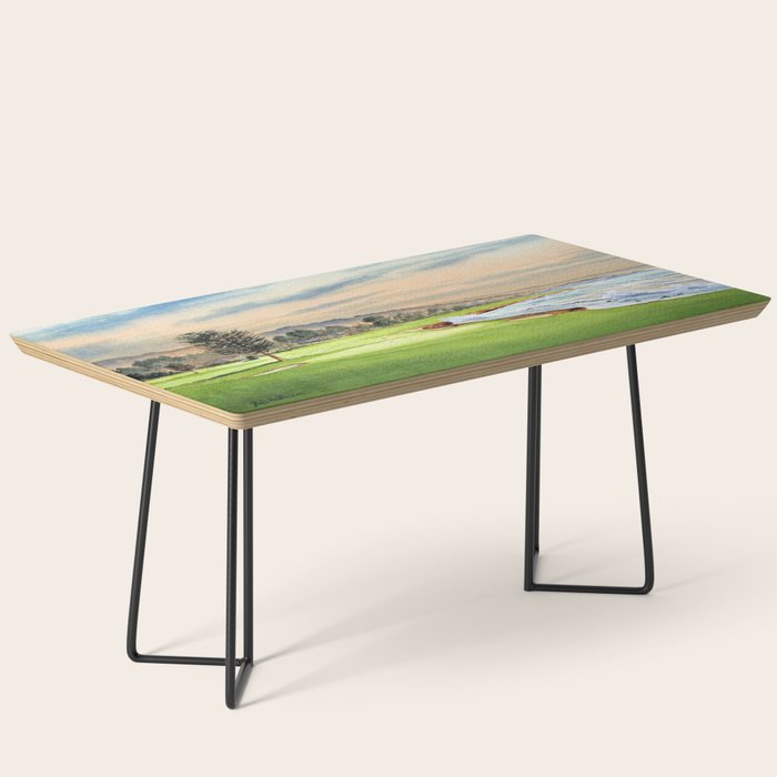 Pebble Beach Golf Course 18th Hole Coffee Table Gallery Image 1