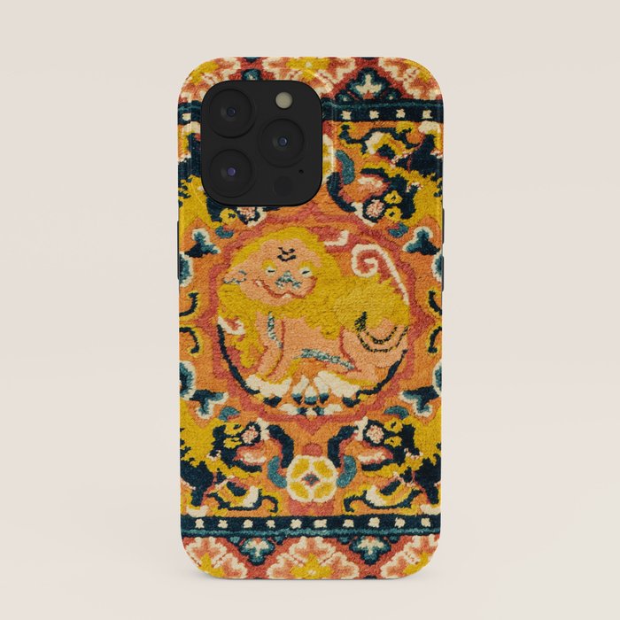 Shigatse Khagangma Antique Tibetan Seat Mat Print iPhone Case Gallery Image 39