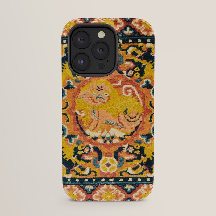 Shigatse Khagangma Antique Tibetan Seat Mat Print iPhone Case Gallery Image 31