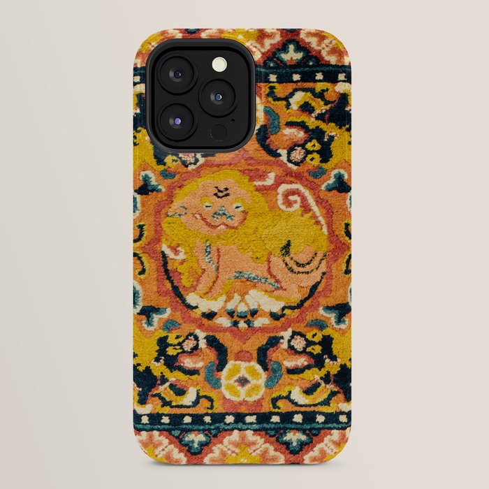 Shigatse Khagangma Antique Tibetan Seat Mat Print iPhone Case Gallery Image 24