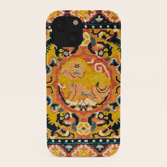 Shigatse Khagangma Antique Tibetan Seat Mat Print iPhone Case Gallery Image 38