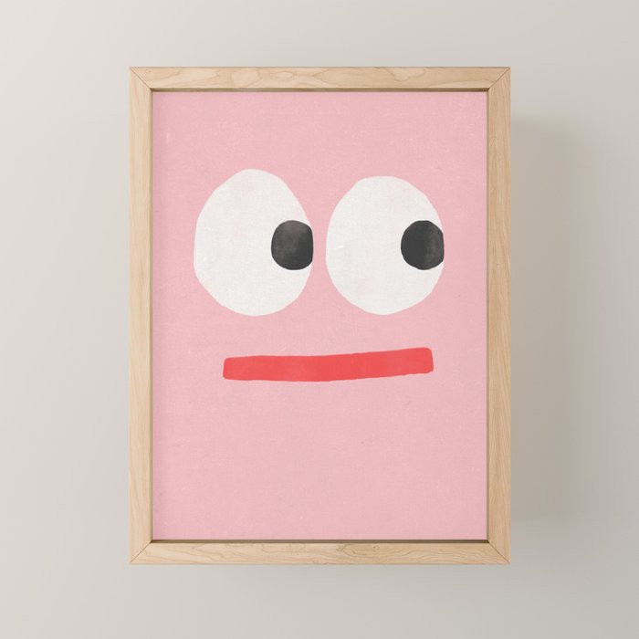 Face Mini Art Print Gallery Image 1