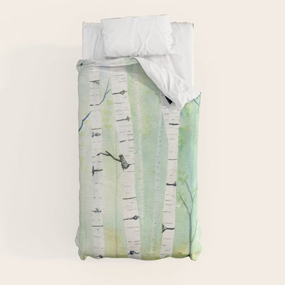 Birch Trees 2 Duvet Cover Gallery Image 4
