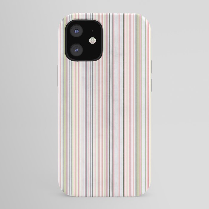 Vintage Pastel Striped Pattern Soft Aesthetic iPhone Case Gallery Image 41