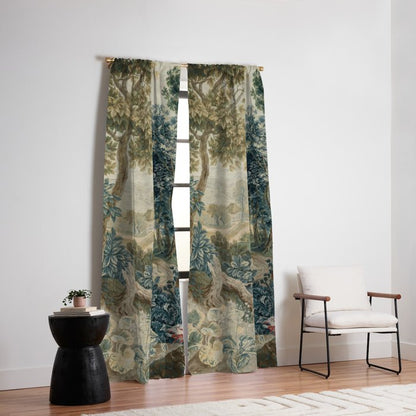 Antique 18th Century Flemish Verdure Tapestry Window Curtain Gallery Image 6