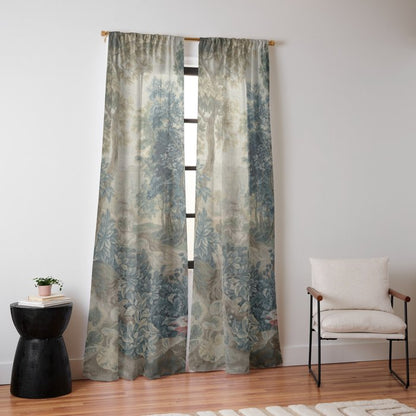 Antique 18th Century Flemish Verdure Tapestry Window Curtain Gallery Image 14