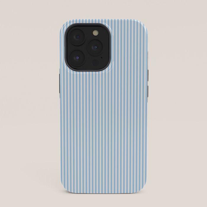 Chambray Blue Seersucker Stripe iPhone Case Gallery Image 35
