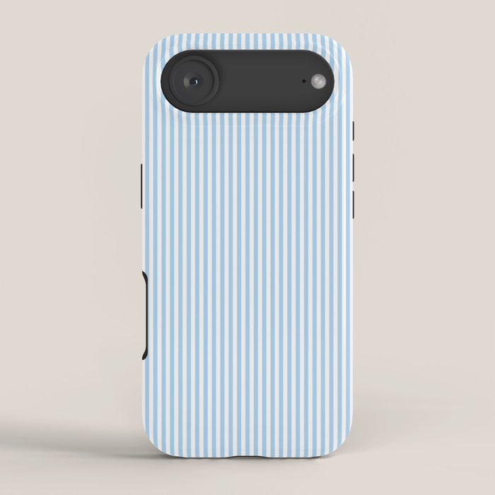 Chambray Blue Seersucker Stripe iPhone Case Gallery Image 2