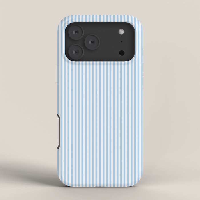 Chambray Blue Seersucker Stripe iPhone Case Gallery Image 4