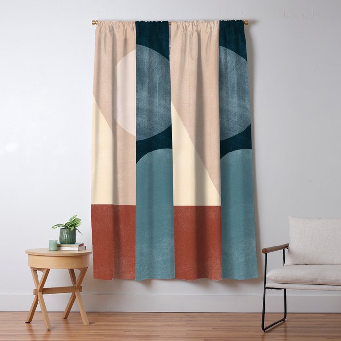 Abstract Geometric 20 Window Curtain Gallery Image 1
