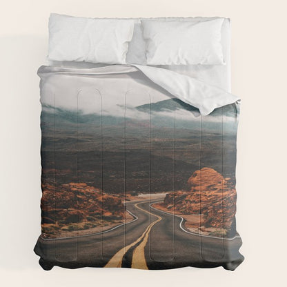 Road to Valley of Fire Comforter Gallery Image 7