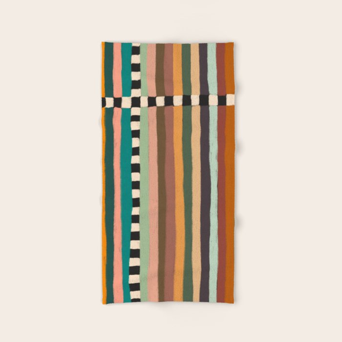 Mix of Stripes #9 Bath Towel Gallery Image 2