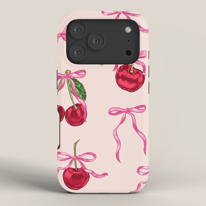 Cherries & Bow Coquette Pack iPhone Case Gallery Image 3