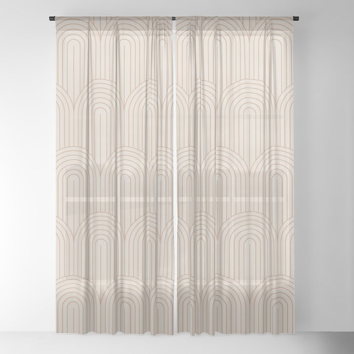Art Deco Arch Pattern XIV Window Curtain Gallery Image 18