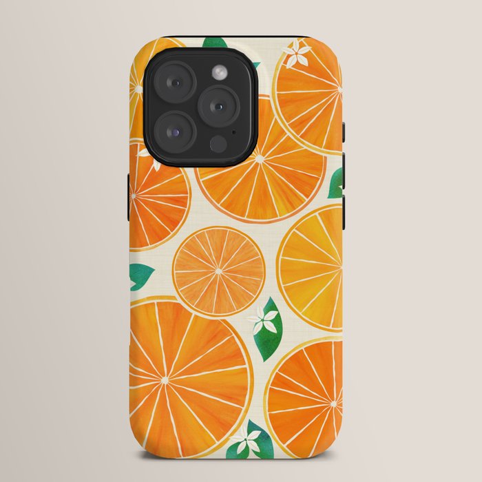Orange Slices With Blossoms iPhone Case Gallery Image 15