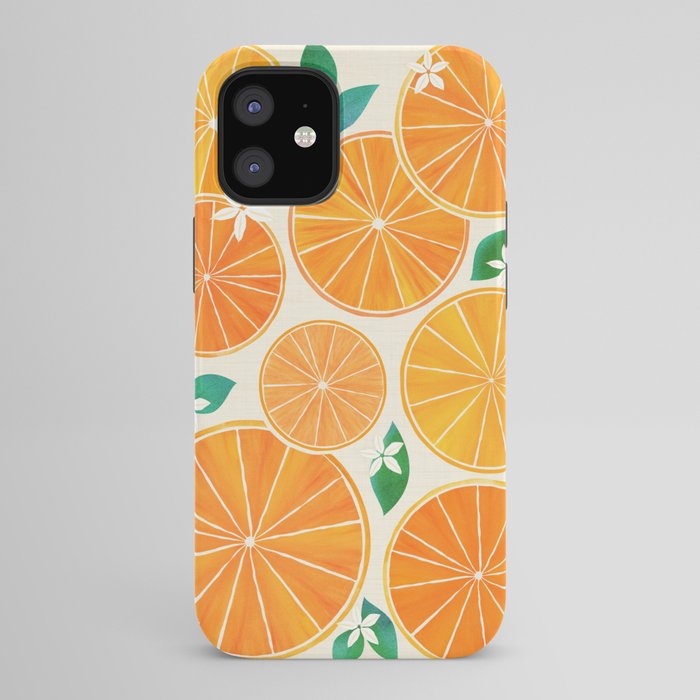 Orange Slices With Blossoms iPhone Case Gallery Image 42