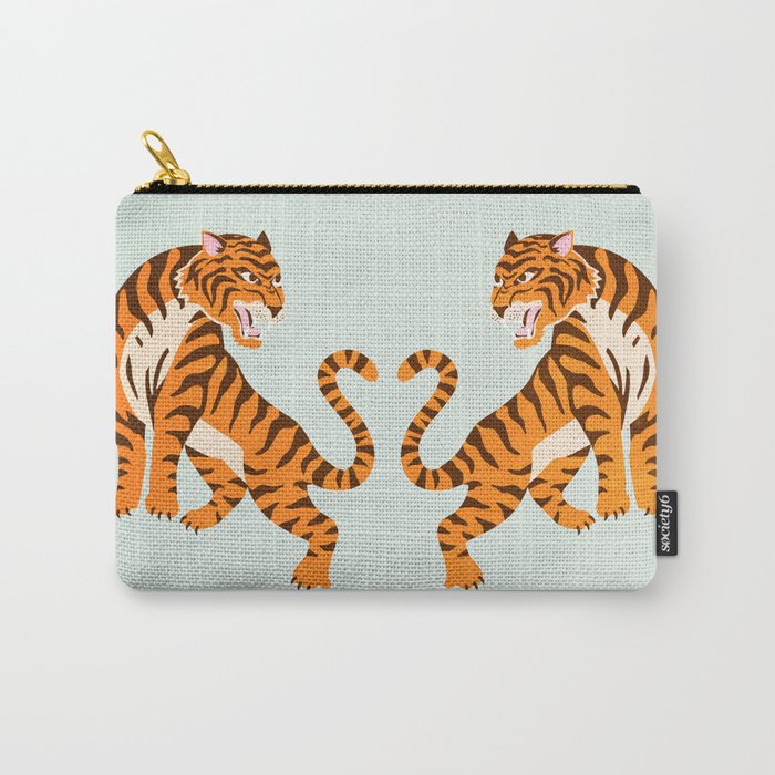 The Roar: Orange Tiger Edition Carry All Pouch Gallery Image 1