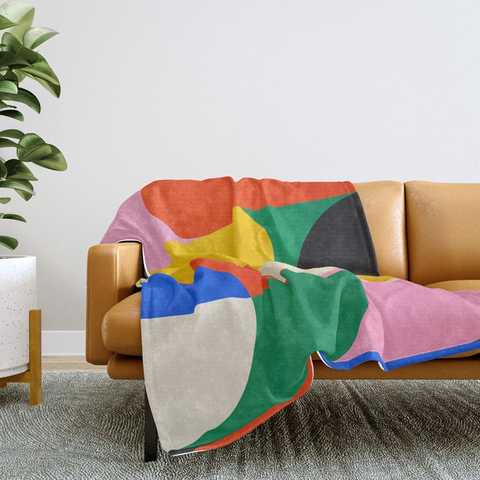 BAUHAUS 03: Exhibition 1923 | Mid Century Series Throw Blanket Gallery Image 2