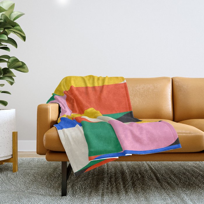 BAUHAUS 03: Exhibition 1923 | Mid Century Series Throw Blanket Gallery Image 1