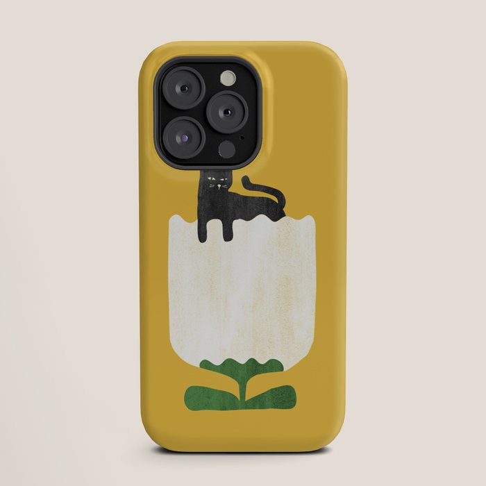 Still life with cat and flower iPhone Case Gallery Image 19