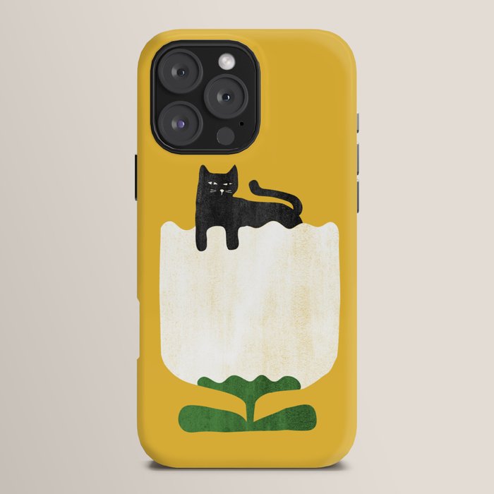 Still life with cat and flower iPhone Case Gallery Image 16