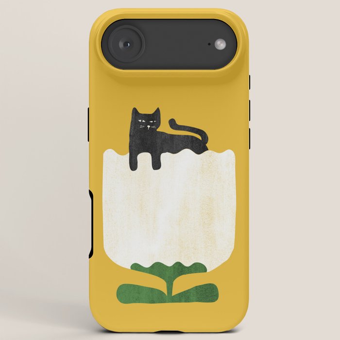 Still life with cat and flower iPhone Case Gallery Image 6