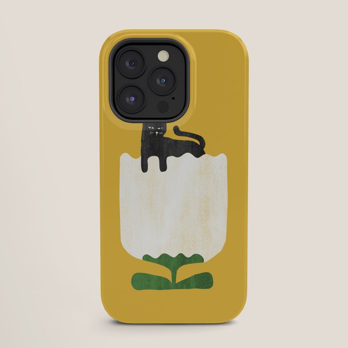 Still life with cat and flower iPhone Case Gallery Image 27