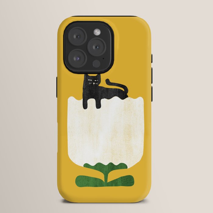 Still life with cat and flower iPhone Case Gallery Image 15