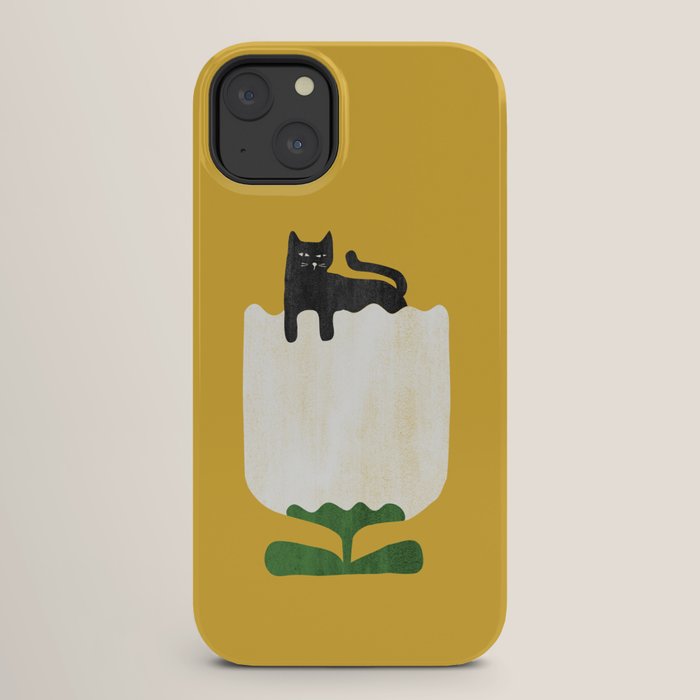 Still life with cat and flower iPhone Case Gallery Image 26