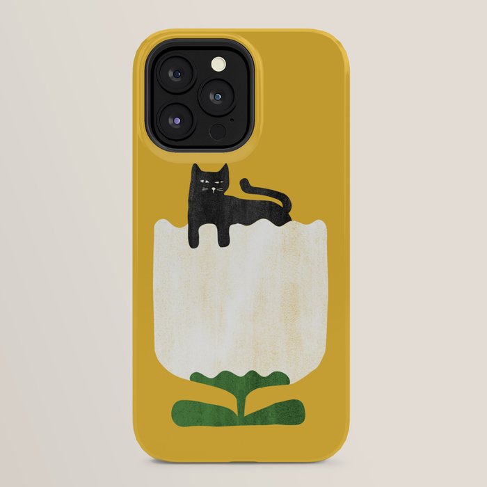 Still life with cat and flower iPhone Case Gallery Image 24