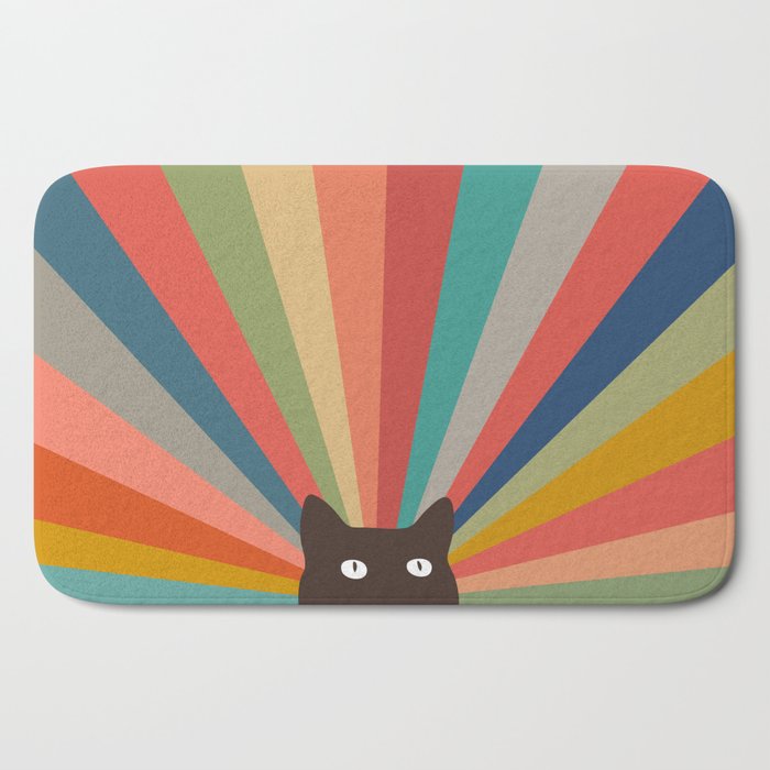 Cat Landscape 48 Bath Mat Gallery Image 2