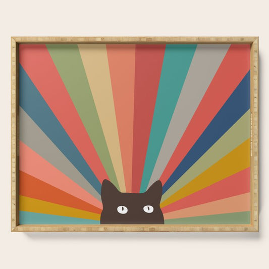 Cat Landscape 48 Serving Tray Gallery Image 1