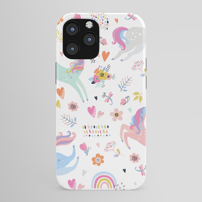 Magical Pastel Unicorn Floral iPhone Case Gallery Image 43